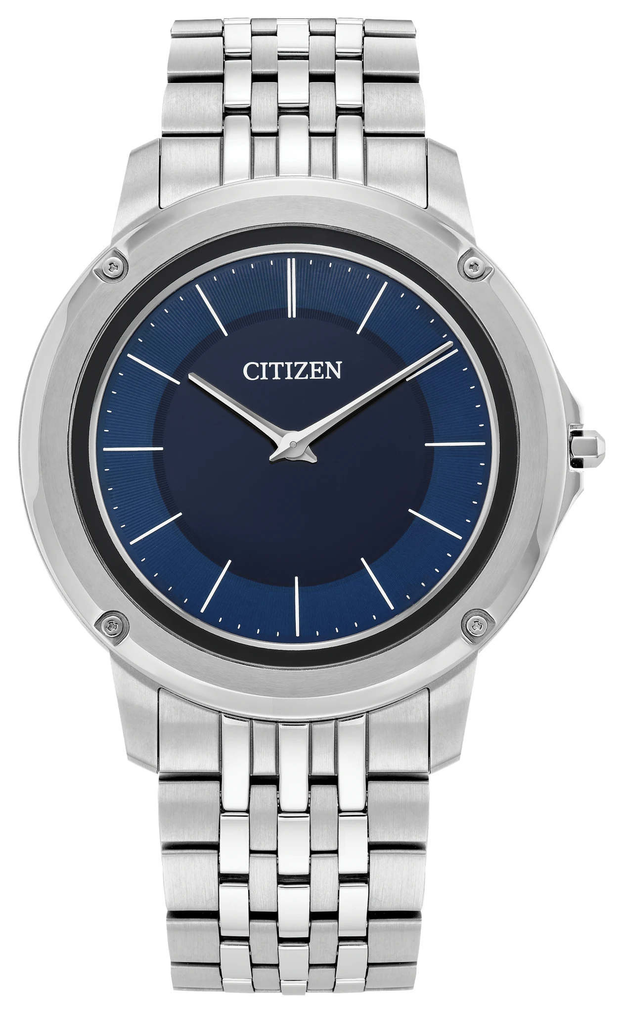 Eco-Drive One Blue Dial Stainless Steel Bracelet AR5050-51L | CITIZEN